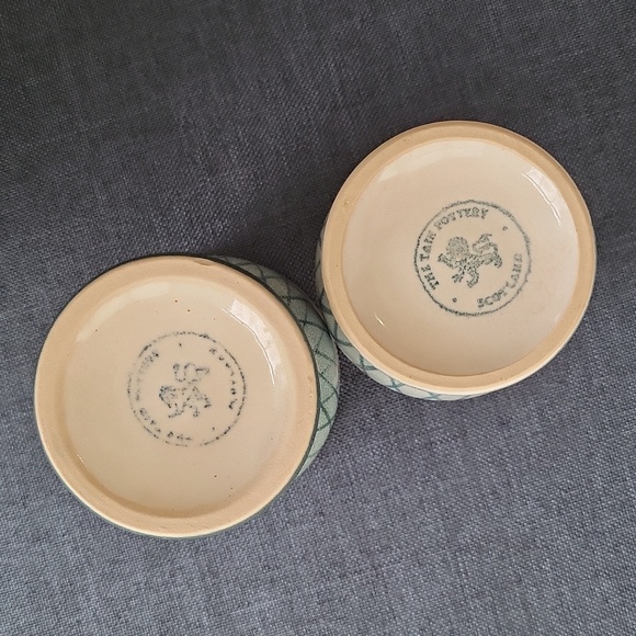 TAIN POTTERY Glenaldie Thistle Egg Cups, Set of 2 - Picture 6 of 6